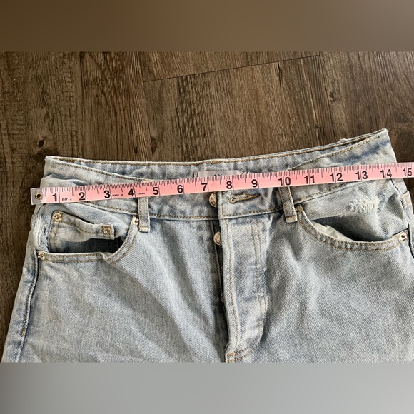 Adika Cheyenne Light Wash Cow Print Pocket Jens - Picture 5 of 7